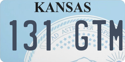 KS license plate 131GTM