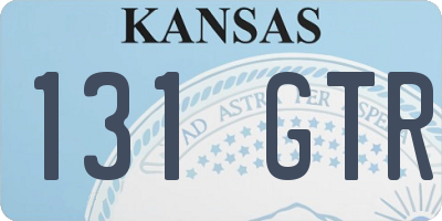 KS license plate 131GTR
