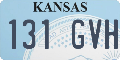 KS license plate 131GVH