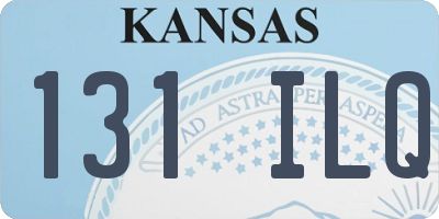 KS license plate 131ILQ