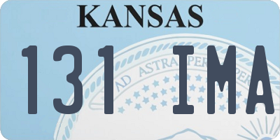 KS license plate 131IMA