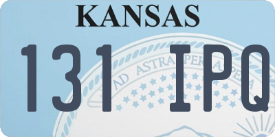 KS license plate 131IPQ