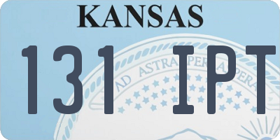 KS license plate 131IPT