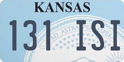 KS license plate 131ISI