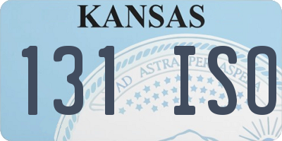 KS license plate 131ISO