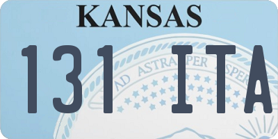 KS license plate 131ITA