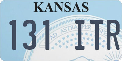 KS license plate 131ITR