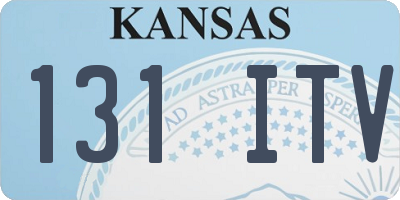KS license plate 131ITV