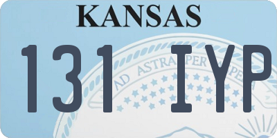 KS license plate 131IYP