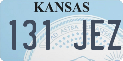 KS license plate 131JEZ