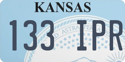 KS license plate 133IPR
