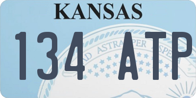 KS license plate 134ATP