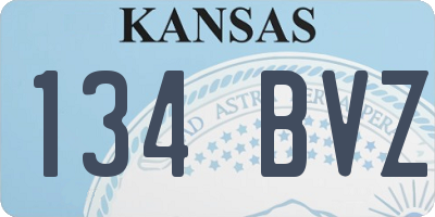 KS license plate 134BVZ