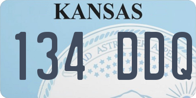 KS license plate 134DDQ