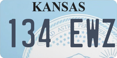 KS license plate 134EWZ