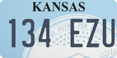 KS license plate 134EZU