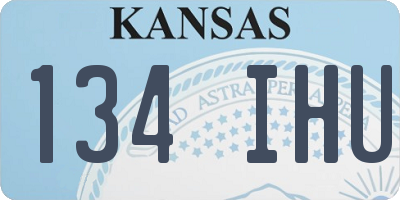KS license plate 134IHU