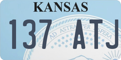 KS license plate 137ATJ