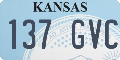 KS license plate 137GVC