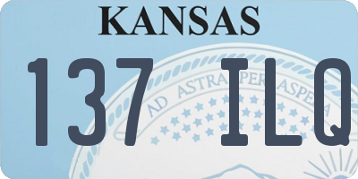KS license plate 137ILQ