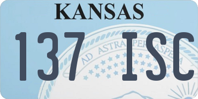 KS license plate 137ISC