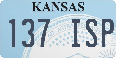 KS license plate 137ISP