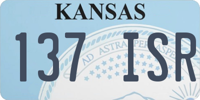 KS license plate 137ISR