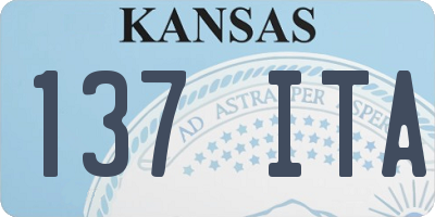 KS license plate 137ITA