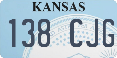 KS license plate 138CJG