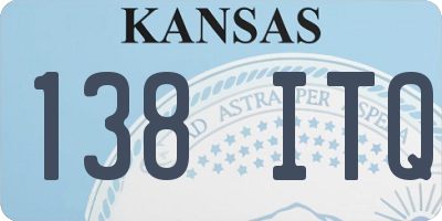 KS license plate 138ITQ