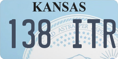 KS license plate 138ITR