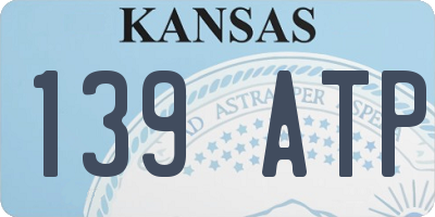 KS license plate 139ATP