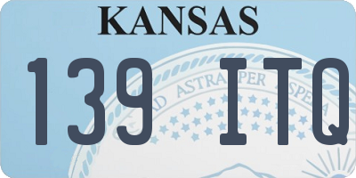 KS license plate 139ITQ
