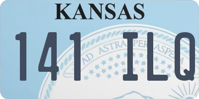 KS license plate 141ILQ