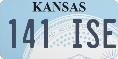 KS license plate 141ISE