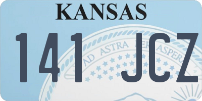 KS license plate 141JCZ