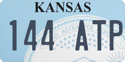KS license plate 144ATP