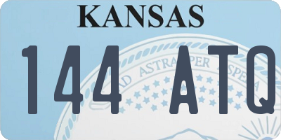KS license plate 144ATQ