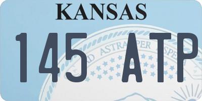 KS license plate 145ATP