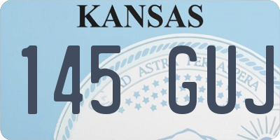 KS license plate 145GUJ