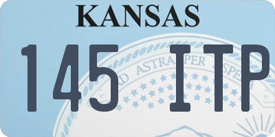 KS license plate 145ITP