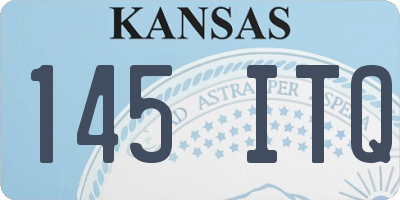 KS license plate 145ITQ