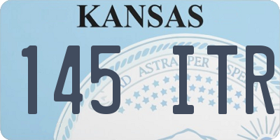 KS license plate 145ITR