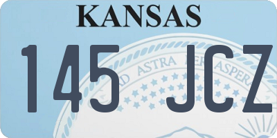 KS license plate 145JCZ