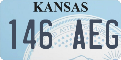 KS license plate 146AEG