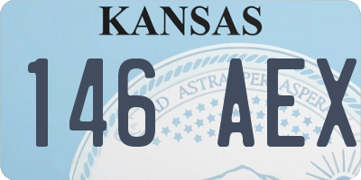 KS license plate 146AEX