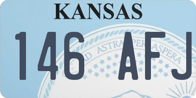KS license plate 146AFJ