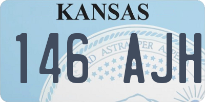 KS license plate 146AJH