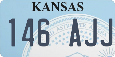 KS license plate 146AJJ