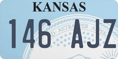 KS license plate 146AJZ
